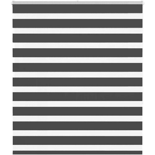 vidaXL Zavjesa zebra crna 135x150 cm širina tkanine 130,9 cm poliester Cene