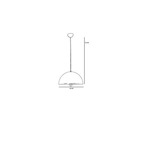 Opviq Luster, 40 cm, E27, 40W, Zlatna boja Cene
