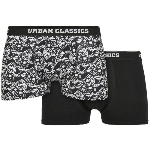 Urban Classics Organic Boxer Shorts 2-Pack Detail Aop+black Cijene