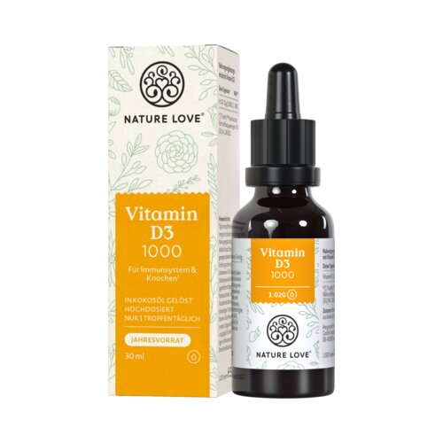 Nature Love Vitamin D3 1000 Slike