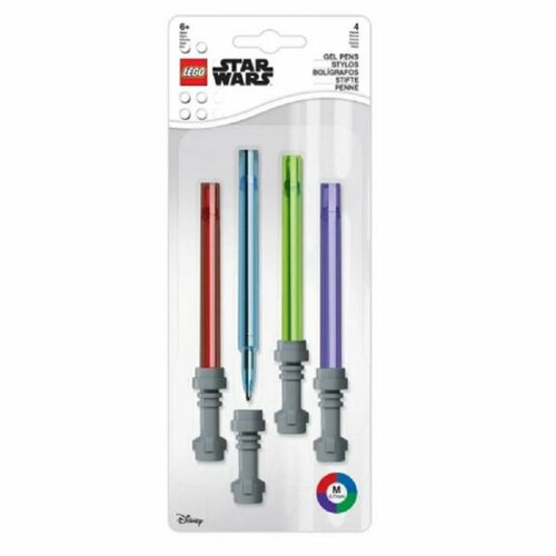 Lego Star Wars gel olovka u obliku svetlosne sablje, 4 kom Cene