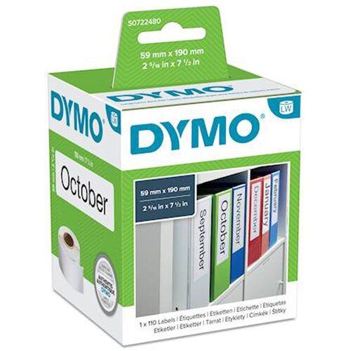 Dymo etikete lw velike - za registratore 1/1 ( DY72248 ) Cene
