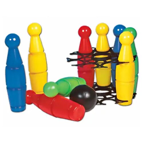 Mađarski proizvođač Mali 9-delni komplet za bowling - D-Toys Cene
