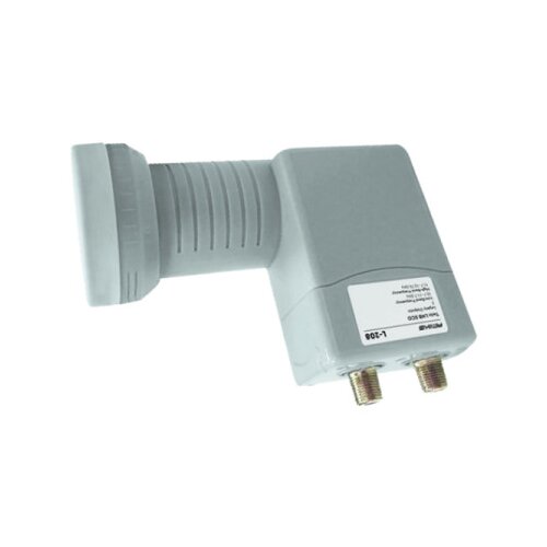 Amiko LNB Twin ECO L-208, &amp;scaron;um 0,1 dB, vodootporan, bijeli Slike