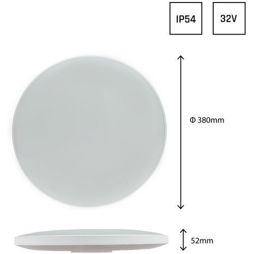  LED spolja&amp;scaron;nje plafonsko svetlo NYMPHEA LED/32W/230V IP54 3000K Slike