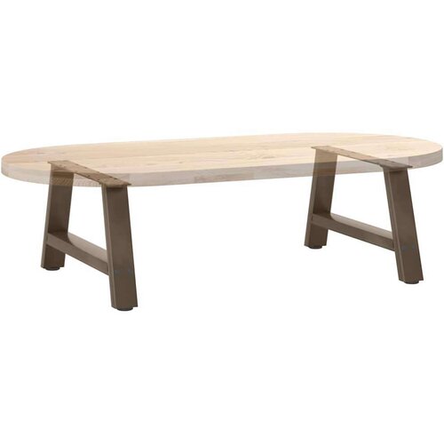  Noge za klub stolić A-oblika 2 kom 70 x (30-31) cm čelik - Prirodna 70 x (30-31) cm 1 Slike