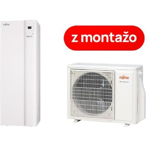 Fujitsu toplotna črpalka zrak/voda z montažo z bojlerjem split Waterstage SUPER HIGH POWER WGYK170DJ9 + WOYK170LJL, 17 kW Cene