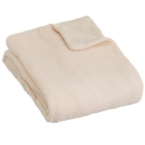 Casa Selección Bež bouclé odeja 160x130 cm Sherpa – Cene