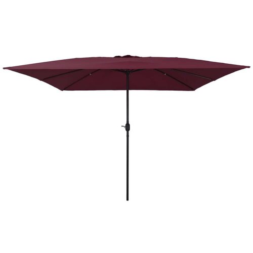  Kvadratni Vrtni Suncobran 295x245 cm Bordeaux Crvena Slike