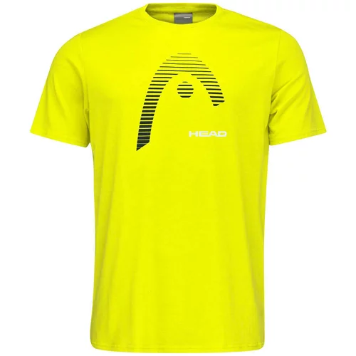 Head Dětské tričko Club Carl T-Shirt Junior Yellow 140 cm