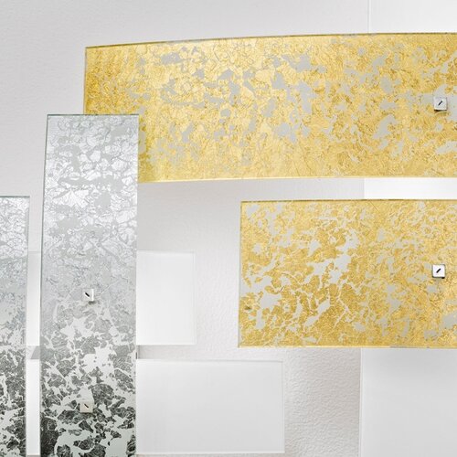 Gea luce lara p m arg - stropno svetlo lara 2xE27/70W/230V 70 cm srebrno Slike