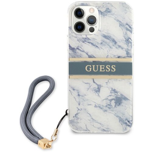 Guess Ovitek GUHCP12MKMABBL, Iphone 12/12 Pro, moder, (20689567) Cene