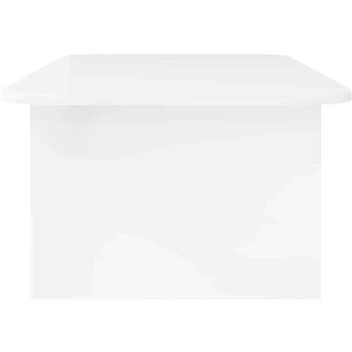  Stolić za kavu Visoki sjaj bijela 93 x 53 x 33 cm Konstruirano drvo Slike