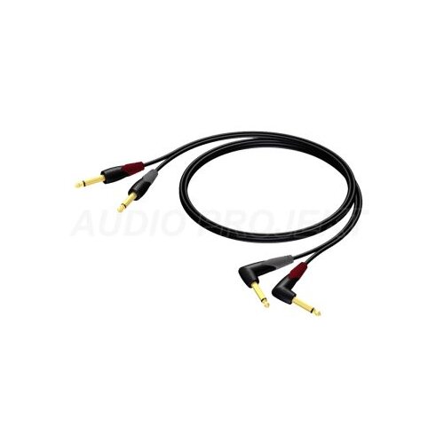 ProCab Kabal audio CLA603/5 2×6,3 Mono – 2×6,3 Mono 90° 5m Cene