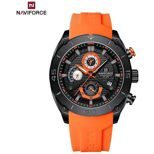 Naviforce Mu&scaron;ki ručni sat Kvarcni mehanizam narandžasti NF8038 Cene
