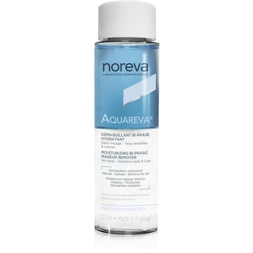 Noreva Aquareva Moisturizing Bi-Phasic Makeup Remover dvofazni odstranjevalec make-upa 125 ml Slike