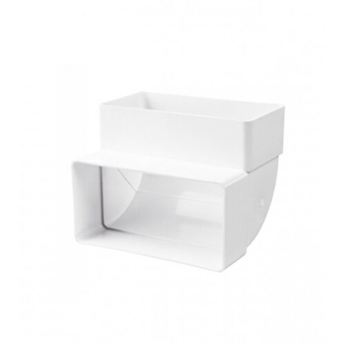 Vents Koljeno za ventilaciju 90 204x60mm PVC bijela 8282 Slike