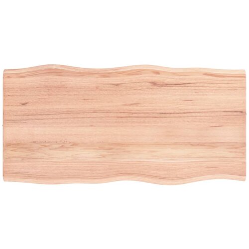  Ploča za radni stol svjetlosmeđa 80x40x2 cm masivna hrastovina Slike
