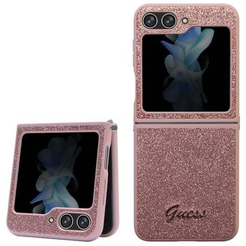 Guess GUHCZF5HGGSHP ovitek samsung galaxy z flip 5 F731 - roza z bleščicami Cene