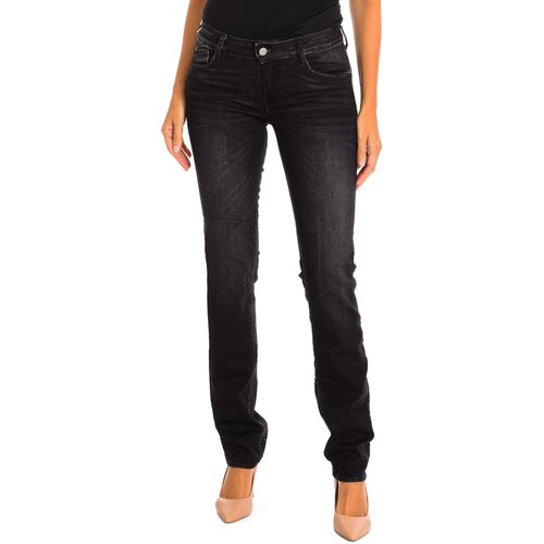 Le Temps des Cerises Jeans JFPULPREWA135172-BLACK Modra Slike