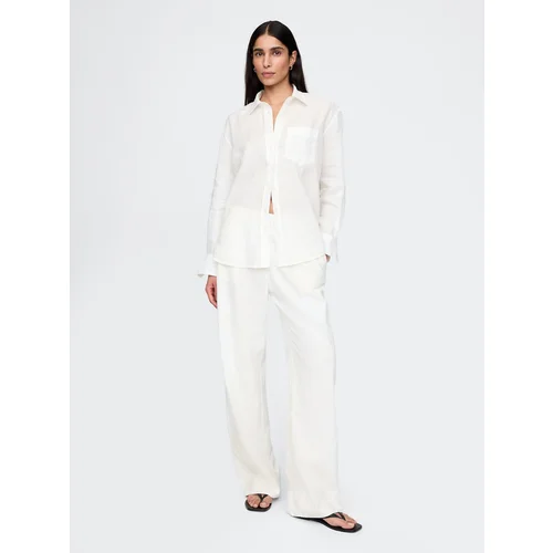 GAP Linen Trousers Wide - Women's