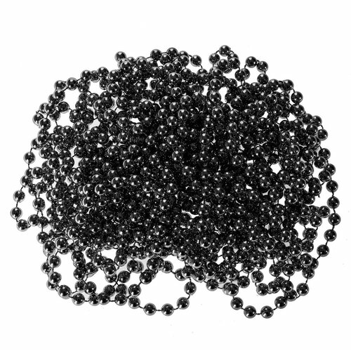  Crni Lančić s Perlama 8 mm, 10 metara Slike