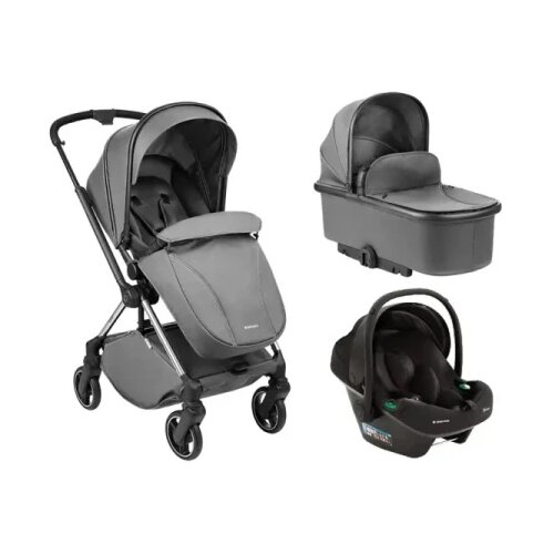Kikka Boo Kolica Lanah 3in1 set sa autosedištem I-Prime I-size i tvrdom korpom Grey ( KKB21149 SET ) Cene