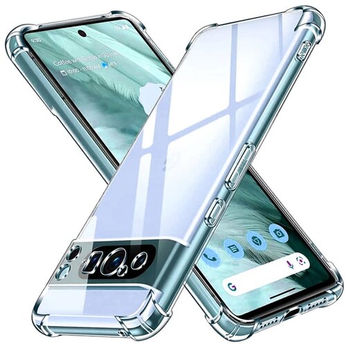 Techsuit Shockproof Clear Silicone prozoren ovitek, odporen na udarce, za Google Pixel 9 Pro XL Cene