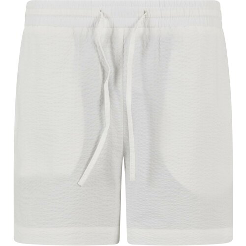 UC Ladies Women's Seersucker Shorts - White Cene