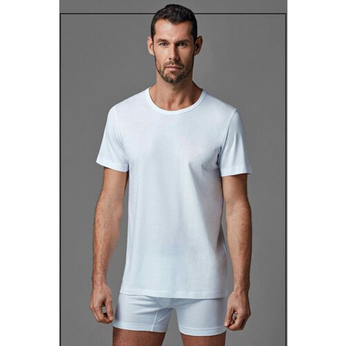 Dagi T-Shirt - White - Round Neck Slike