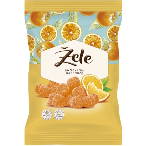 COKOLEND žele bombone sa ukusom narandže 100g Slike