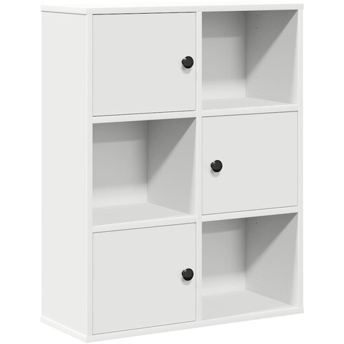 Maison Chic Knjižna omara - Knjižni regal bela 60x24x76,5 cm inženirski les, (21726077) Cene