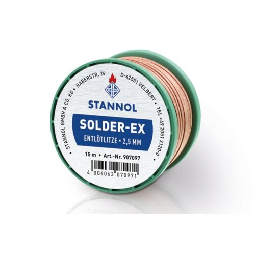 Stannol 2,5MM-15M ŽICA ZA UKLJANJANJE TINOLA Slike