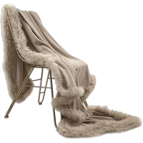 Native Natural Vunena/krznena deka 140x180 cm – Cijene