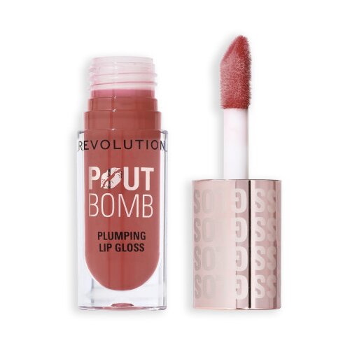 Revolution glos za ustnice - Pout Bomb Plumping Gloss - Melba Warm Peach Cene