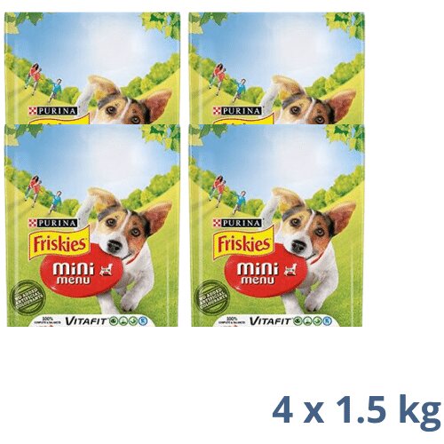 Friskies dog mini menu govedina - 6 kg Slike