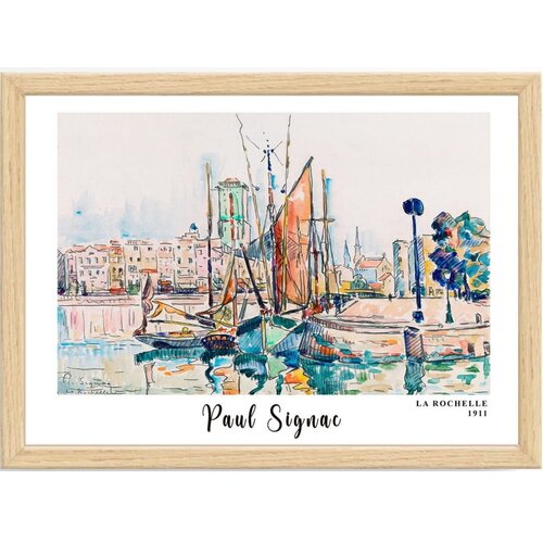 Wallity Plakat z okvirjem 45x35 cm Paul Signac – Wallity Cene