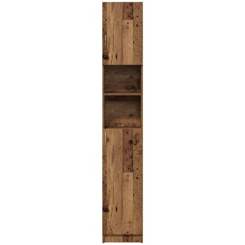 VidaXL Kupaonski ormarić staro drvo 32x25,5x190 cm konstruirano drvo Slike