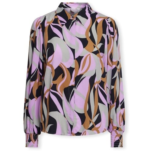 Y.a.s YAS Noos Alira Shirt L/S - Abbey Stone Vi&amp;scaron;ebojna Slike