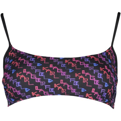 KARL LAGERFELD BEACHWEAR KARL LAGERFELD SWIMSUIT PARTS ABOVE WOMAN BLACK Cene