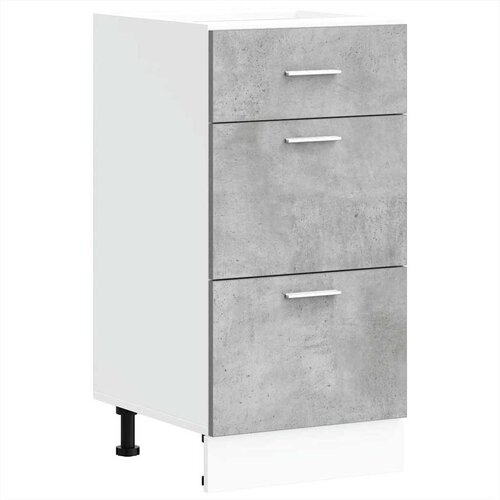 vidaXL Spodnja omarica Beton Grey 40x46x81,5 cm Inženirski les Cene