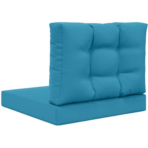  Jastuk za vanjsku sofU 2 pcs Kraljevsko plava Poliester - Kraljevski plava 60 x 60 cm 1x sjedalo +1x naslon (3D s bartagom) Slike