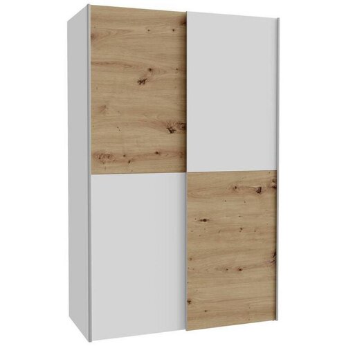 Mömax Omara Z Drsnimi Vrati Ohio New, Bela, Hrast, Š. 120 Cm Cene