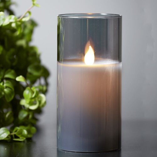 Star Trading Siva LED voštana svijeća u M-Twinkle staklu, visina 15 cm Cijene