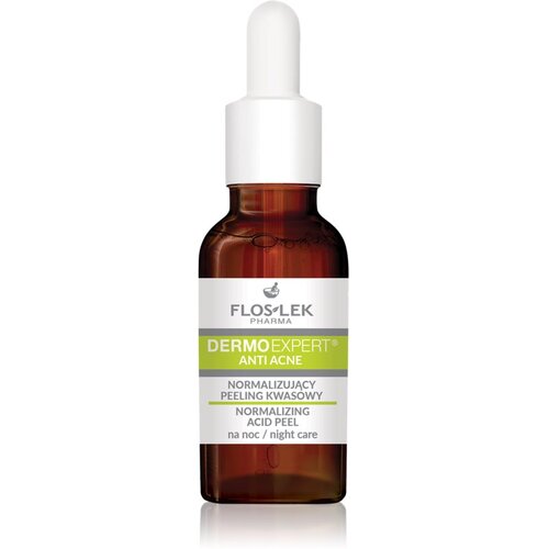 FlosLek Pharma DermoExpert Anti Acne blagi noćni za vraćanje kože u ravnotežu 30 ml Cijene