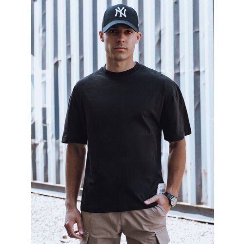 DStreet Men's Black T-Shirt Cene