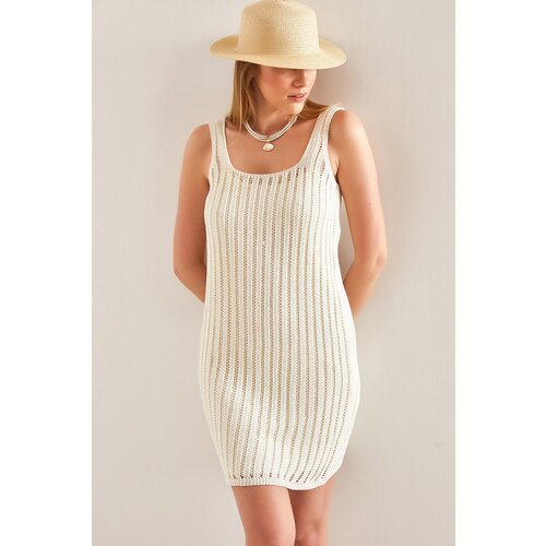 Bianco Lucci Women&amp;#039;s Patterned Sweater Dress Slike