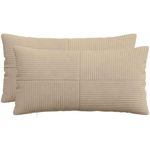  Presvlaka za jastuk 2 pcs ALMELO Sivosmeđa 40 x 70 cm Kord Cene