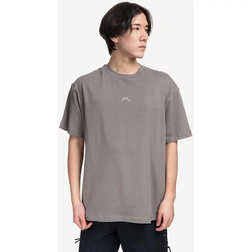 A-COLD-WALL* Bombažna kratka majica Essential T-Shirt siva barva