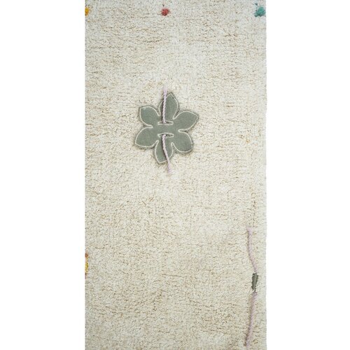 Lorena Canals Kremno bela bombažna otro&amp;scaron;ka igralna preproga 120x160 cm Wildflowers &amp;ndash; Slike